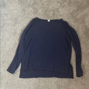 Aerie Midnight Blue Crew Neck Sweater